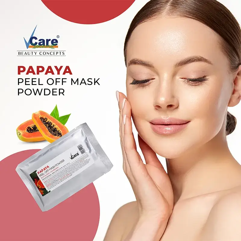 Peel off mask,papaya peel off mask,facial mask powder,vcare peel of mask,hydrated peel of mask